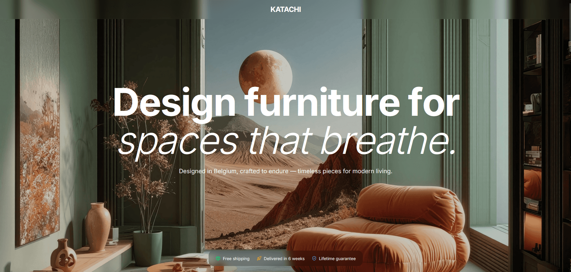 Captura de pantalla del proyecto Katachi-Belgium - Pagina Web